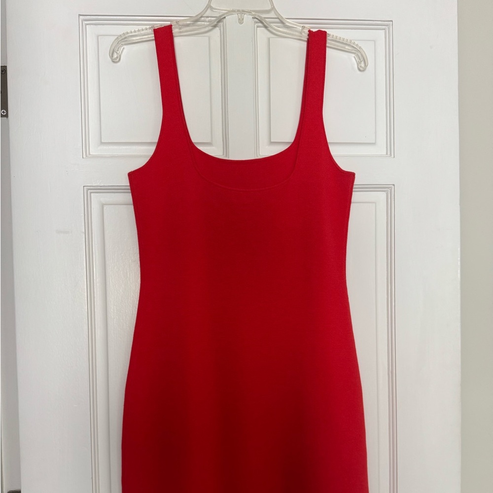 J. Crew Red Sleeveless Dress
